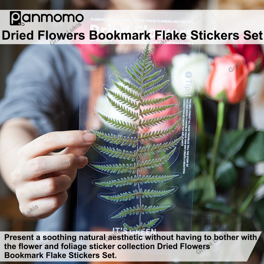 

RK Dried Flowers Bookmark Flake Stickers Set