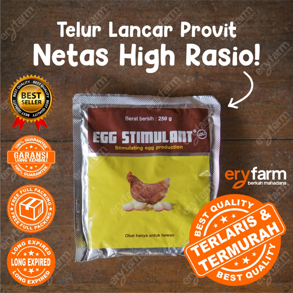 Egg Stimulant Medion 250gr Vitamin Obat Ternak Ayam Suplemen Peningkat Produksi Telur Ayam Induk Ind