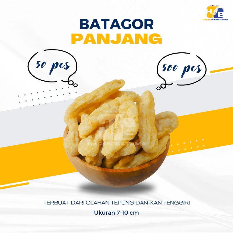 Batagor Panjang 50 Buah (BKS) Batagor Lidah Cuanki Lidah