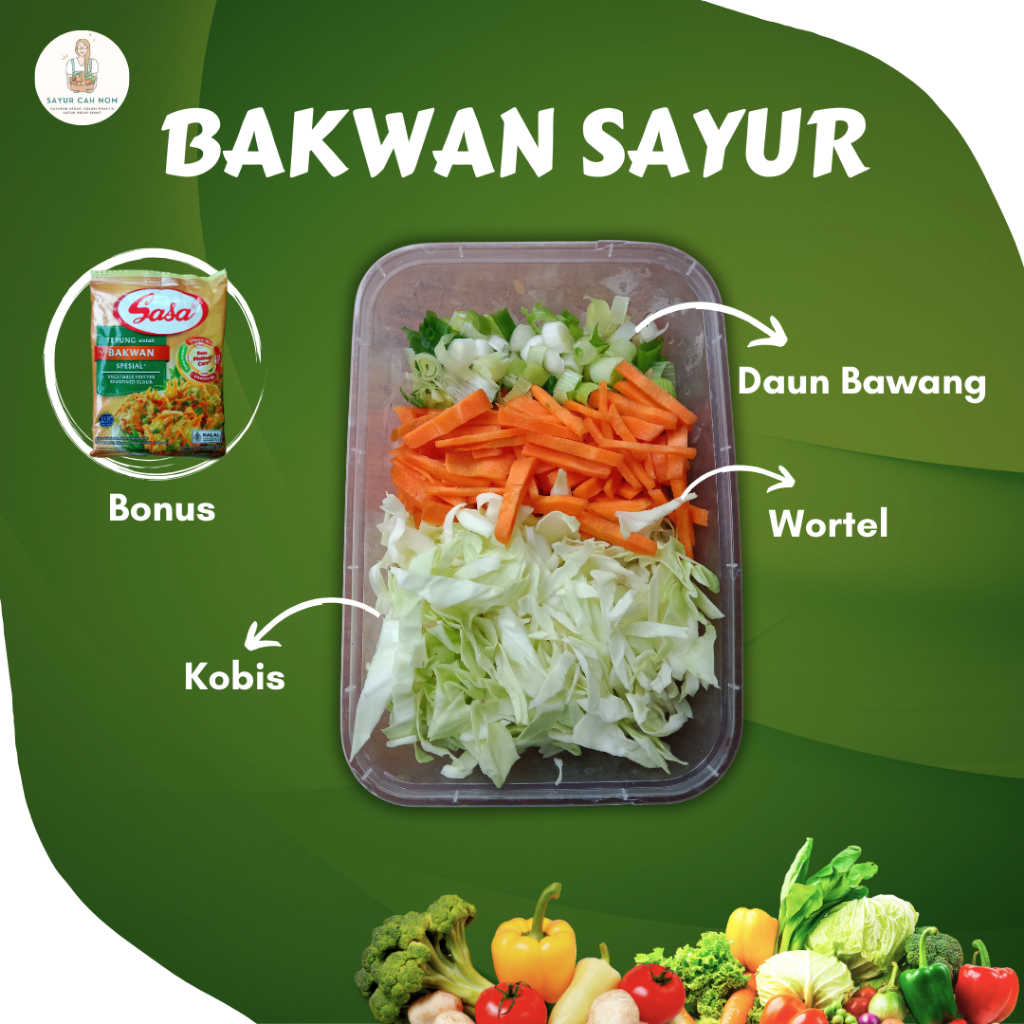 

KHUSUS INSTAN Paket Bakwan Sayur