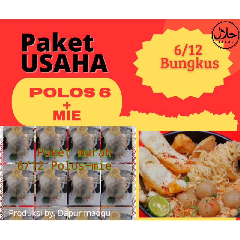 

[12 paket usaha murah+mie] polos 6 baso Aci+mie/baso Aci murah