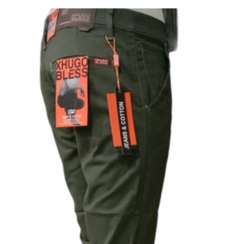 CELANA CHINOS PANJANG XHUGO BLESS ORIGINAL//CELANA CHINOS PANJANG  DISTRO