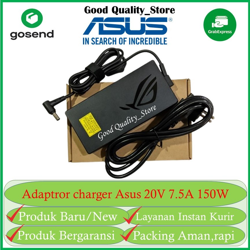 Adaptor Charger Asus 150W 20V 7.5A A18-150P1A ADP-150CH B Original