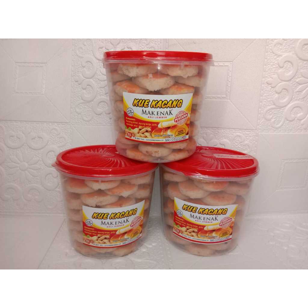 KUE KACANG JEMBER MAK ENAK/ MAK PRULL 900gr
