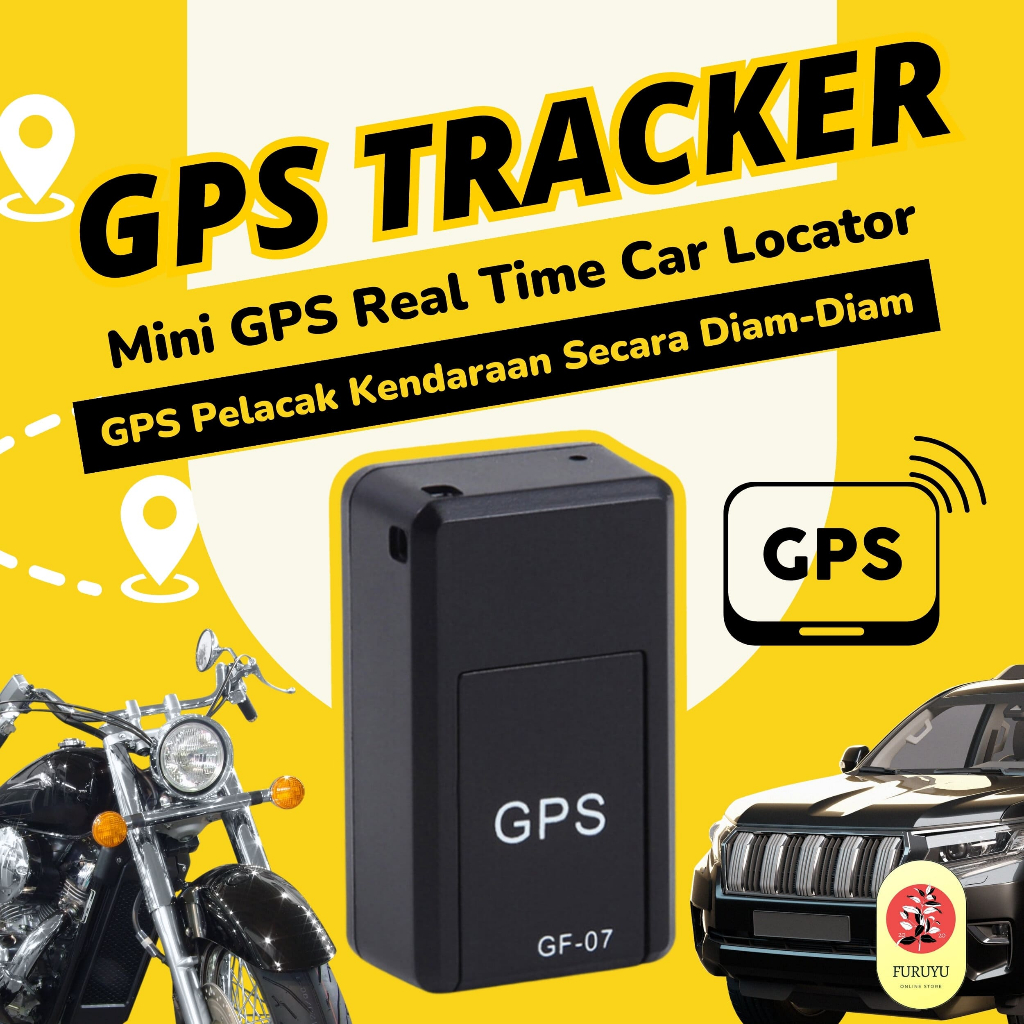 Alat Lacak GPS Tracker G07 Mini Portable Pelacak Pemantau Perekam Lokasi Motor Mobil Sepeda Kendaraa