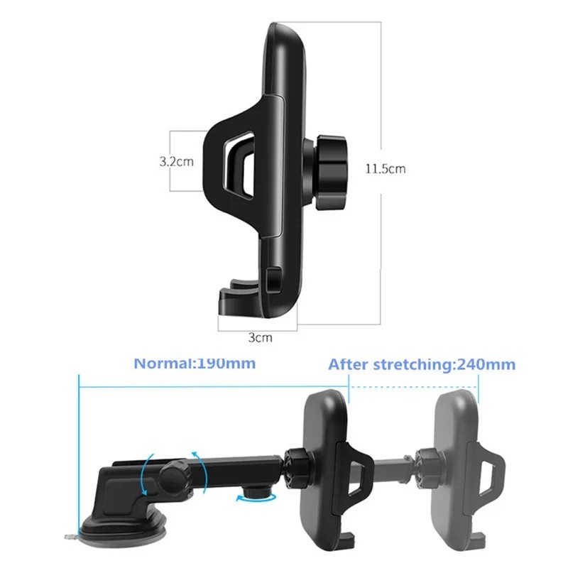 Holder Dashboard Mobil HDK01 - Holder Hp Mobil - Car Holder Gps