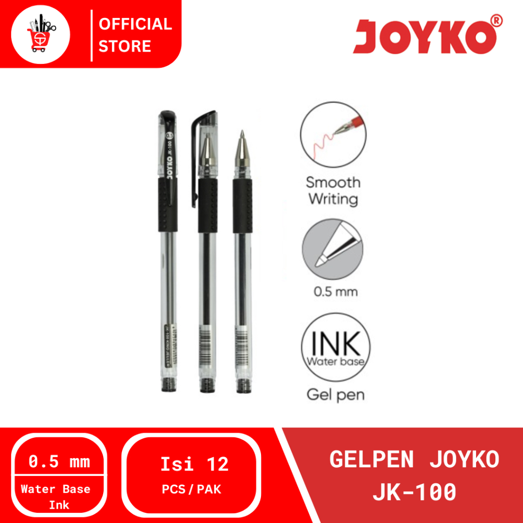 

Balpen | Pulpen | Gelpen Joyko JK-100 Hitam