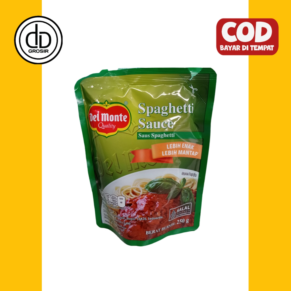 

saos spageti delmonte 250gr spaghetti sauce