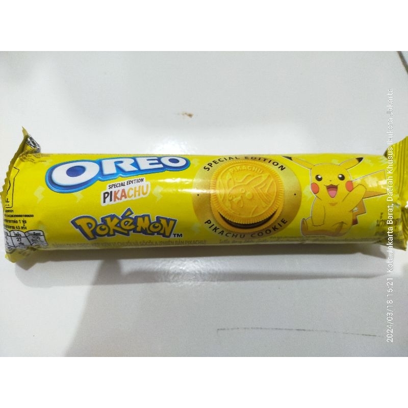 

OREO SPECIAL EDITION PIKACHU 119.6 gr (kuning)