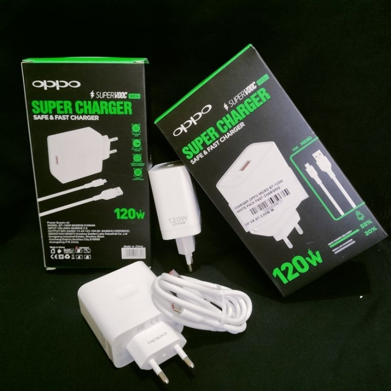 CHARGER OPPO MICRO 120 WAT FAST CHARGING ,PENGISIAN CEPAT