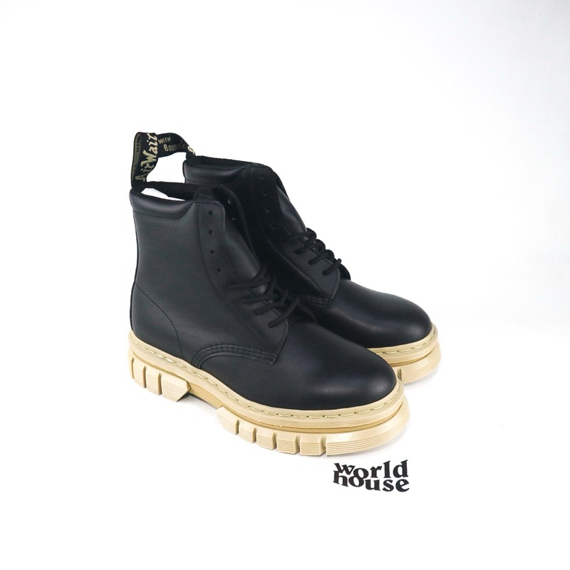 Dr Martens Rikard black polished lucido