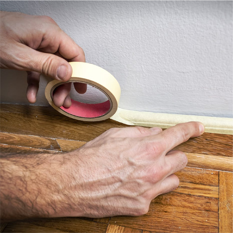 

(1 Roll) Masking Tape INOKI Pack 1" Inch 24 mm x 14 Meter Lakban Isolasi Kertas Washi Tanpa Bekas Seperti Daimaru