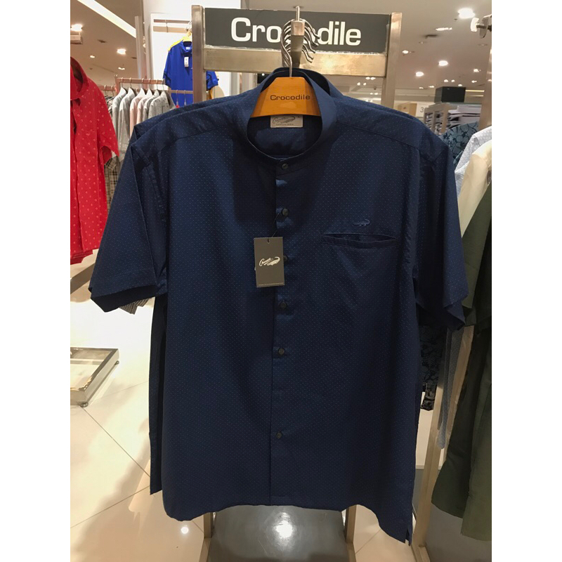 "BIG SALE" Baju Koko Lengan Pendek Kemeja Pria Katun Crocodile Original 828-1008