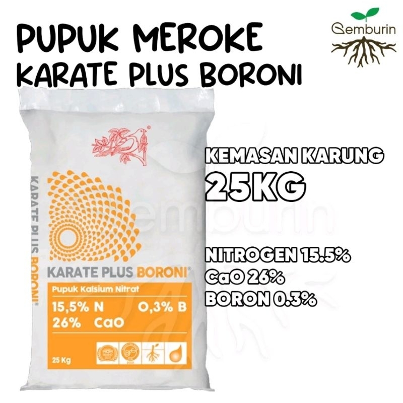 Pupuk Meroke KARATE PLUS BORONI 25KG