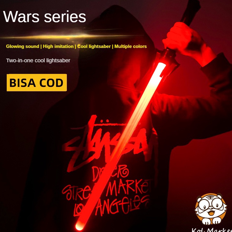 Harga Bersahabat 8 Cm RGB Lightsaber Mainan Star Wars Lightsaber Anakanak Huruf Suara Hadiah Mainan