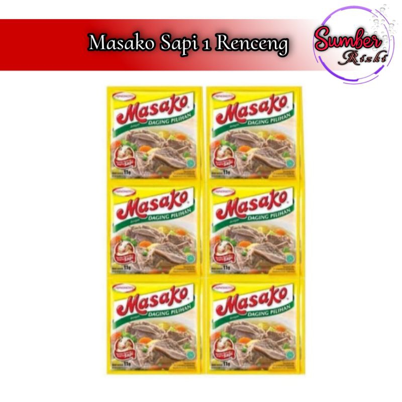 

Masako Sapi 1 Renceng isi 12 Sachet