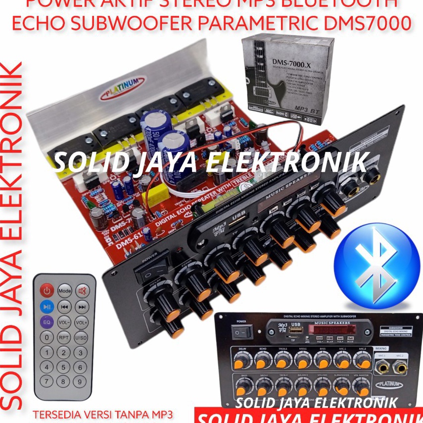 BEST SELLER KIT POWER SPEAKER AKTIF ACTIVE MP3 BLUETOOTH BT SANKEN DMS7 DMS7 DMS 7 X X BLUETOOTH AKT