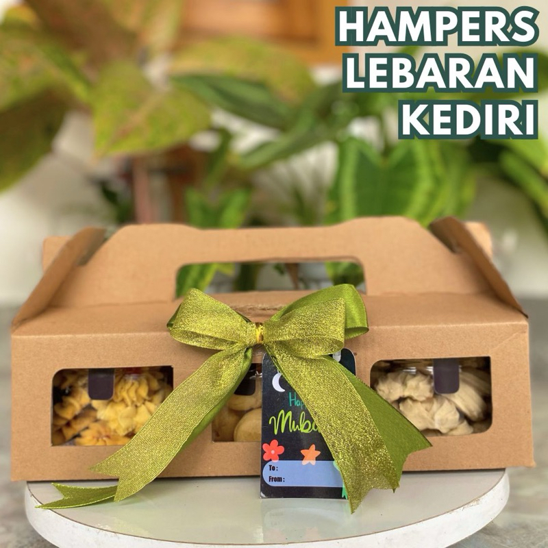 

Hampers kue kering, hampers murah, hampers kue toples box kardus