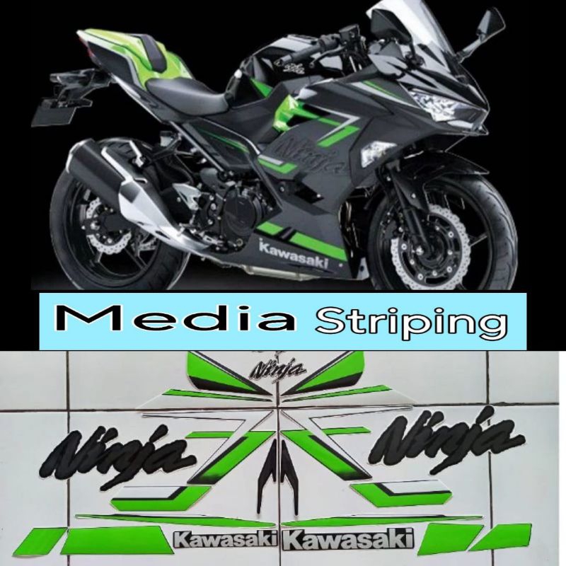 Sticker striping All New Ninja 250fi Tahun 2019 Livery MDP