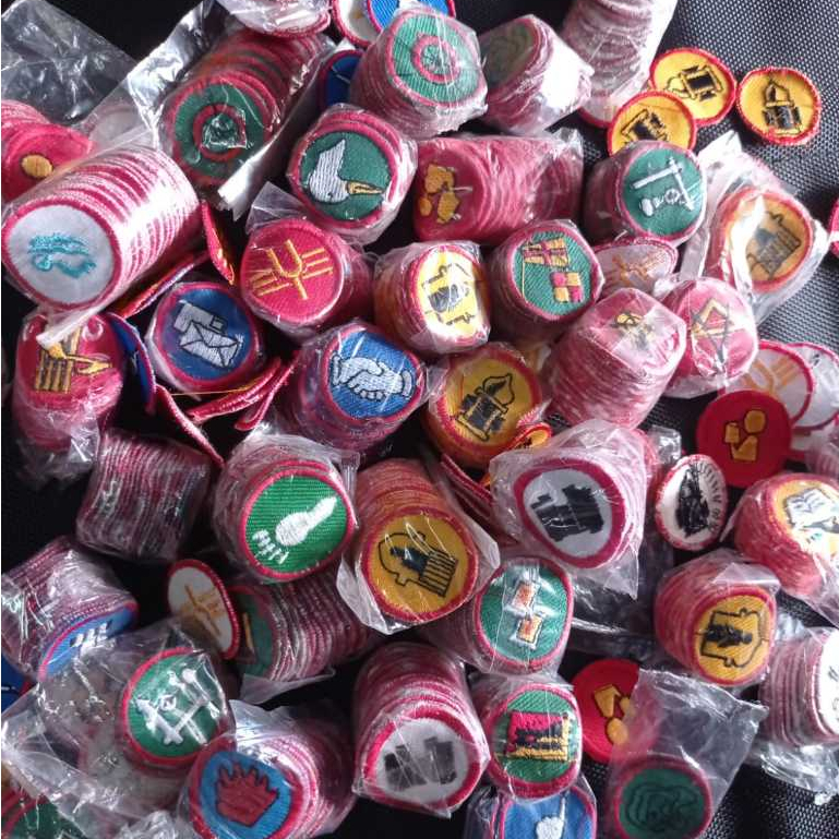 GROSIR TKK PENGALANG NON WAJIB BORDIR 20 PCS