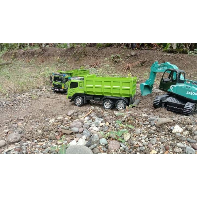 miniatur hino dump truck