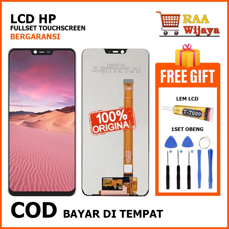 ERH364 COD TERMURAH ORIGINAL LCD OPPO A3S  REALME 2  A5  REALME C1  A12E Layar sentuh kualitas tingg