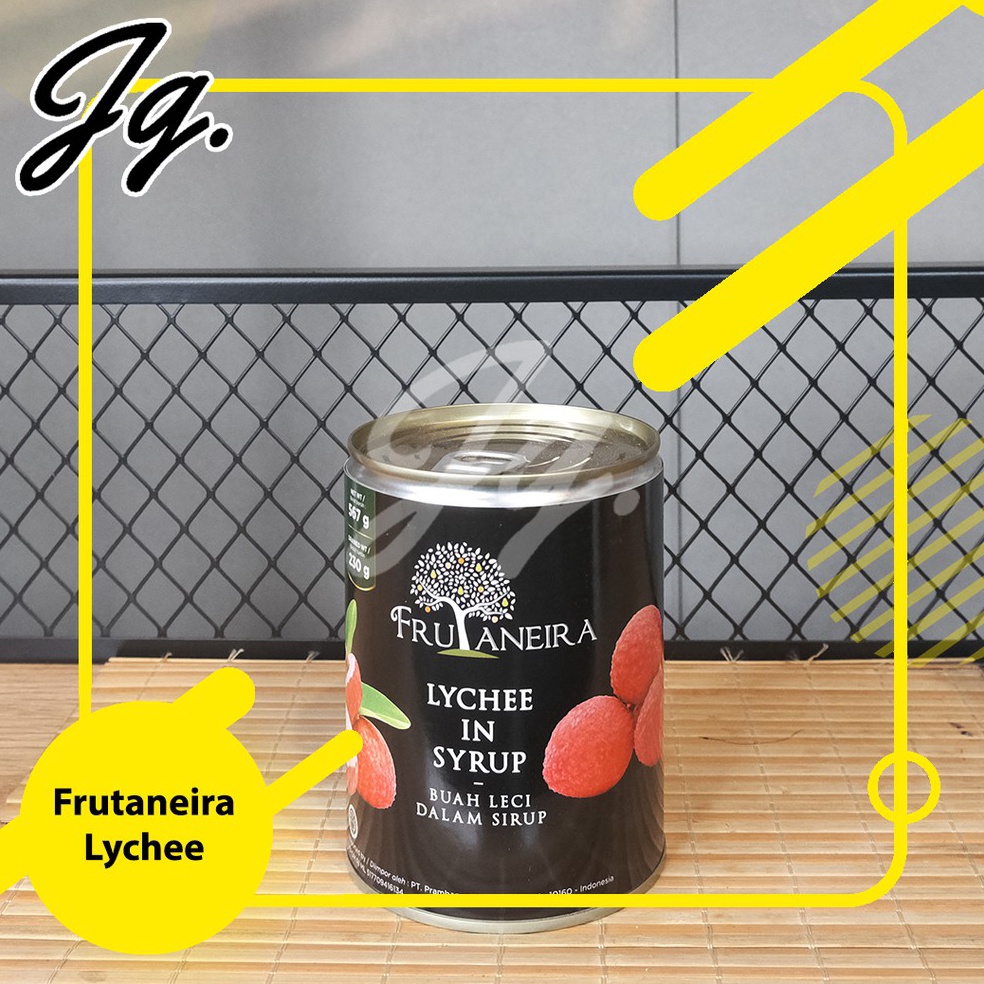 

PMM981 FASH SALE Frutaneira Lychee In Syrup Buah Leci Kaleng 567 gram