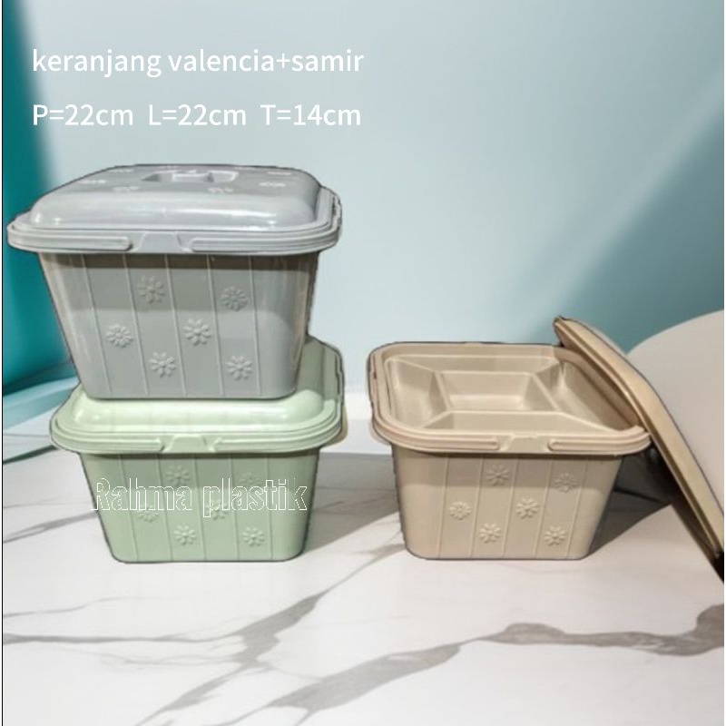 KERANJANG VALENCIA/KERANJANG HAJATAN+TUTUP+SAMIR