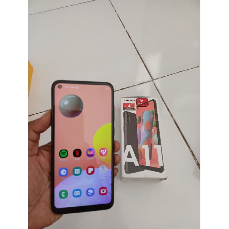 Samsung A11 ram 3/32 second fulset original