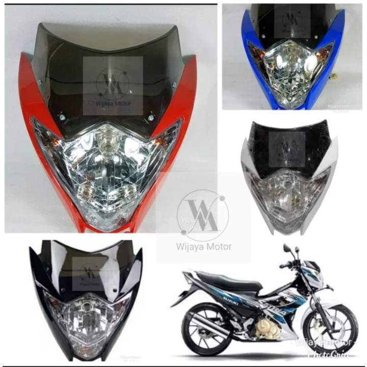 BATOK KEPALA DEPAN SET LAMPU SATRIA FU NEW FASLIT INJEKSI STANDAR ORIGINAL YGP