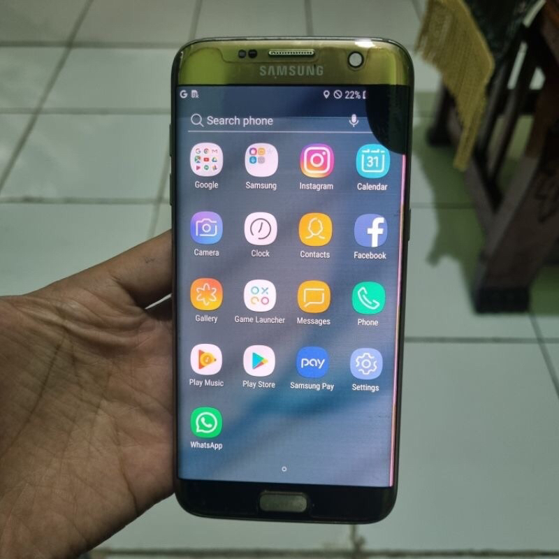 lcd ori copotan samsung S7 edge