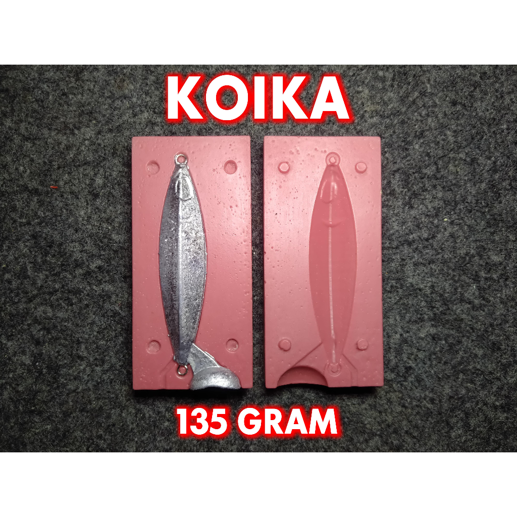 Molding Cetakan Umpan Ikan Metal Jig Micro Jig KOIKA 135gr