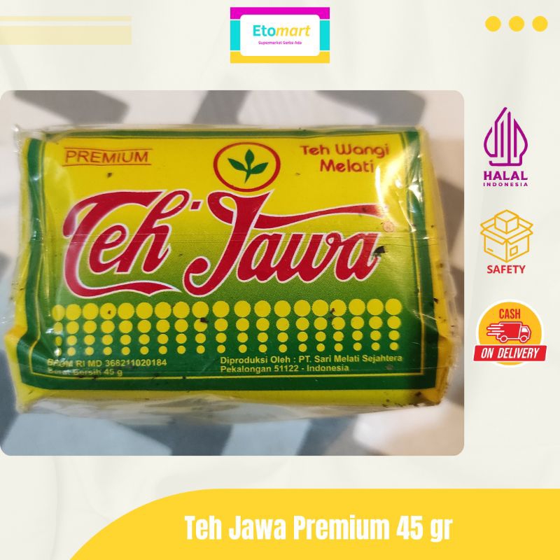 

*Etomart* Teh Jawa Premium Kuning 45 gram