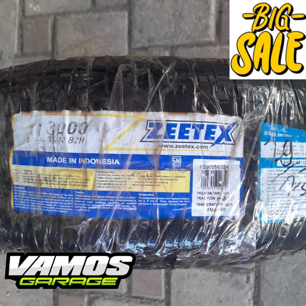 ZEETEX 165 75 R14 BAN STANDAR AGYA AYLA DLL