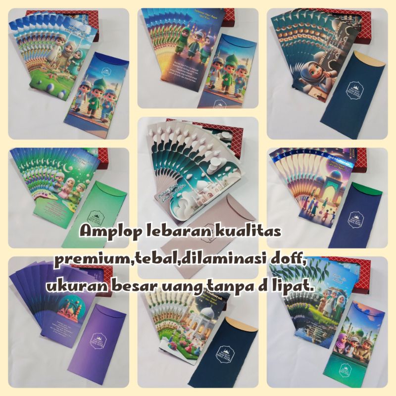 

AMPLOP ANGPAU LEBARAN EXCLUSIVE TEBAL(UKURAN UANG) ISI 20PCS