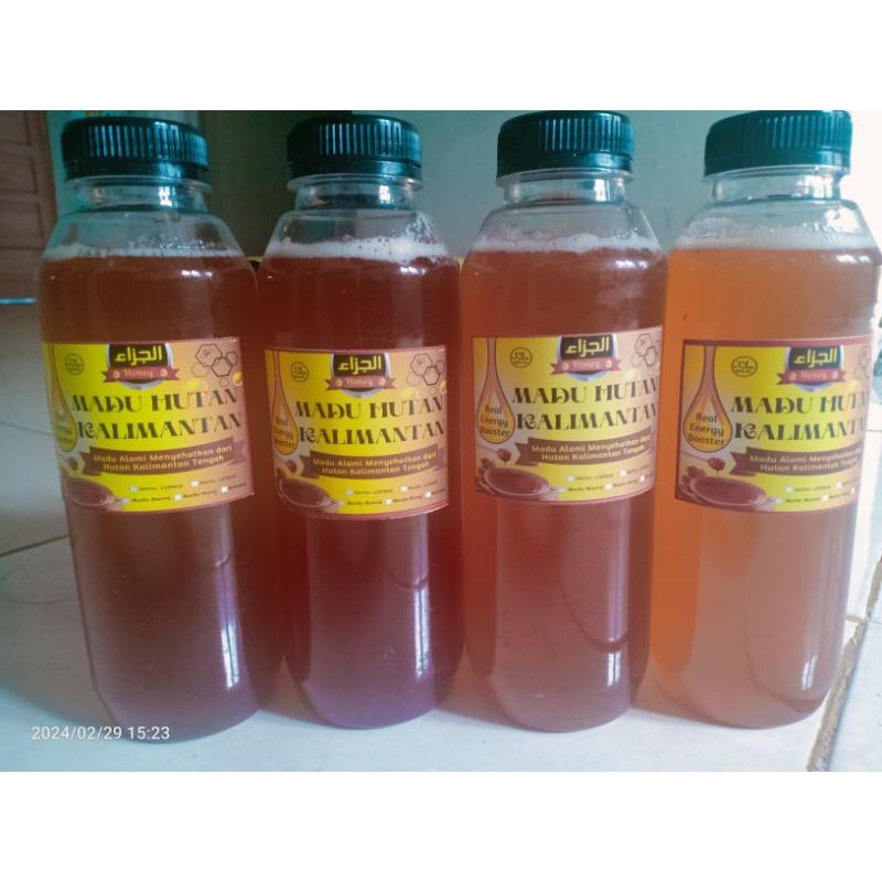 

[ eljaza.store ] ± 450 ml MADU MURNI HUTAN KALTENG