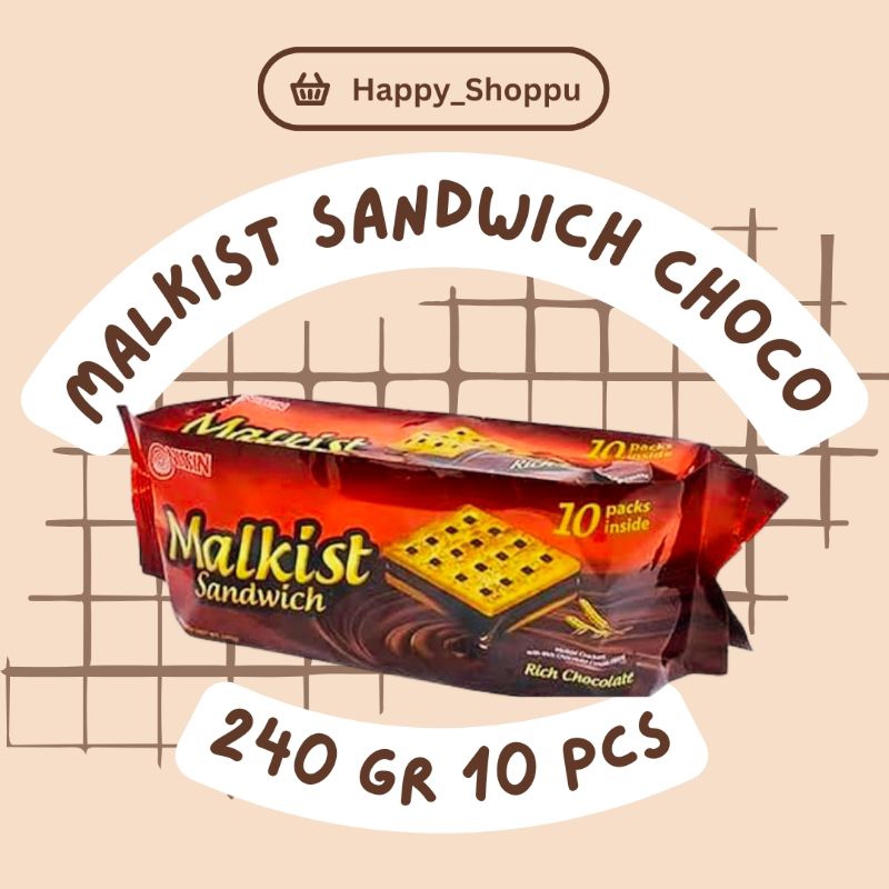 

Ns Malkist 12x10 240g Sandwich Choco