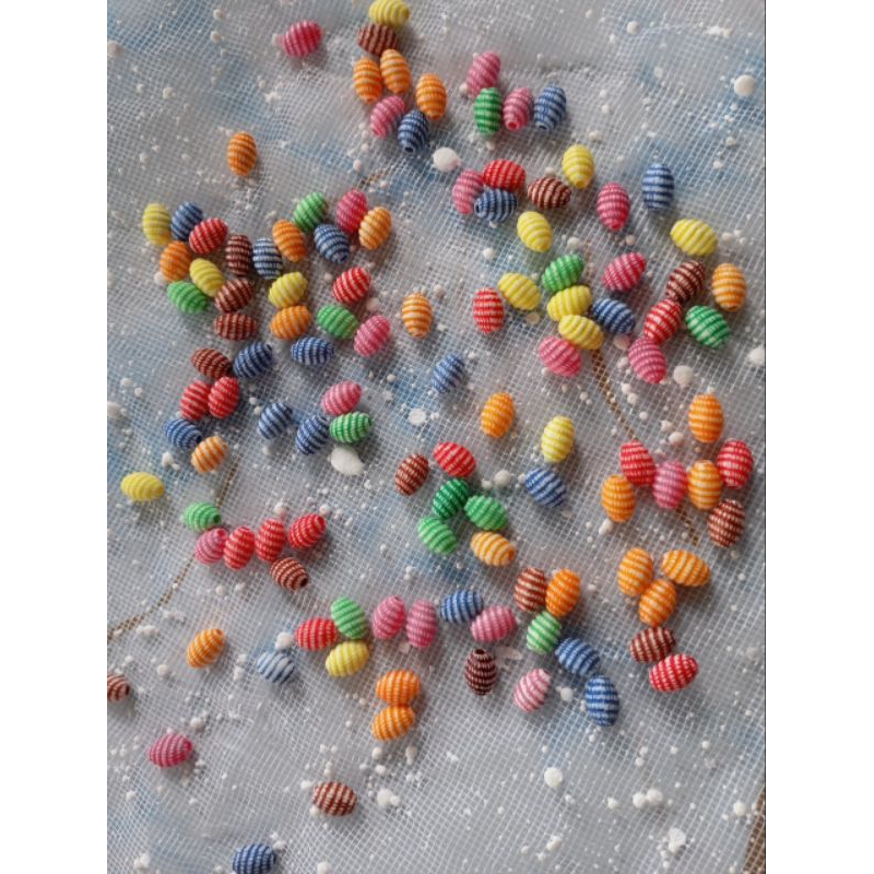 (1cm) Akrilik oval Motif