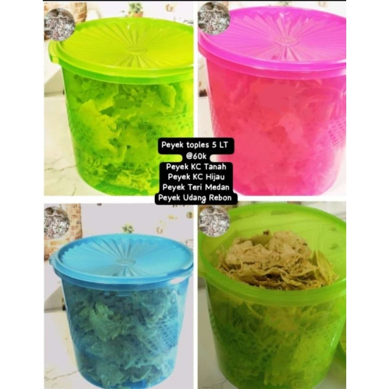 

Peyek PROMO/Peyek Toples 6 liter/Peyek Toples 5 liter/Rempeyek/peyek premium promo/peyek kacang