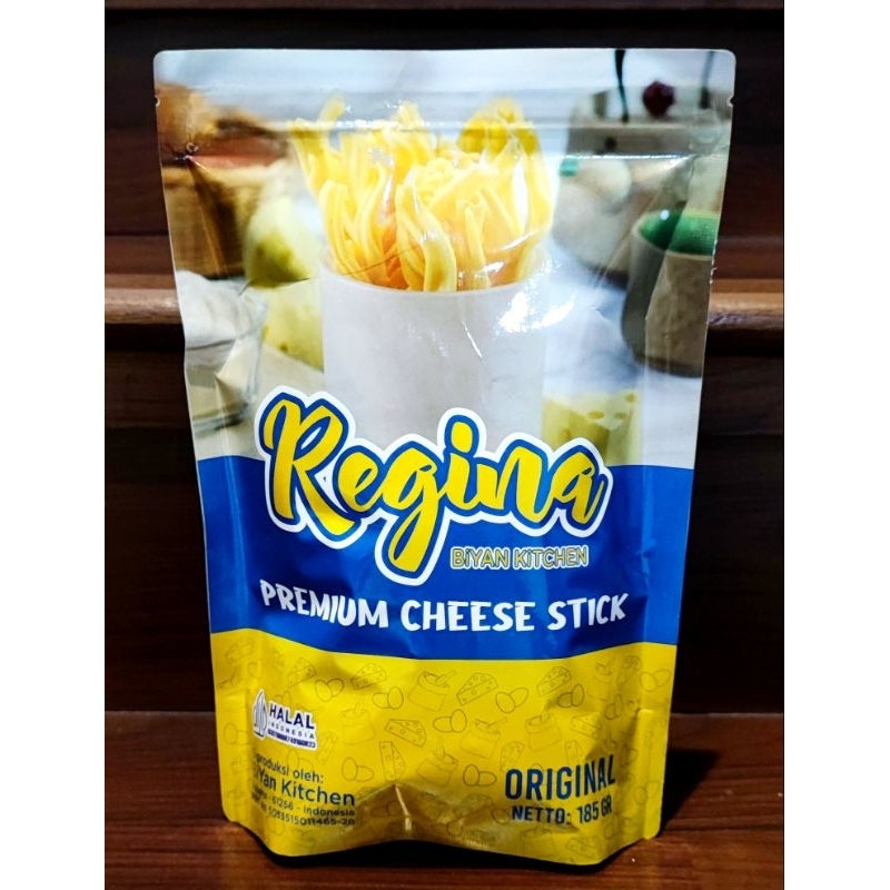 

KEMASAN BARU!! STIK KEJU REGINA PREMIUM/CHEESE STICK COKLAT REGINA PREMIUM 75&185 GRAM