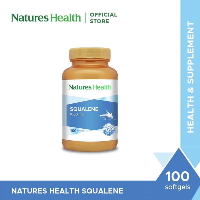 Natures Health Squalene 1000mg - 100 Softgels
