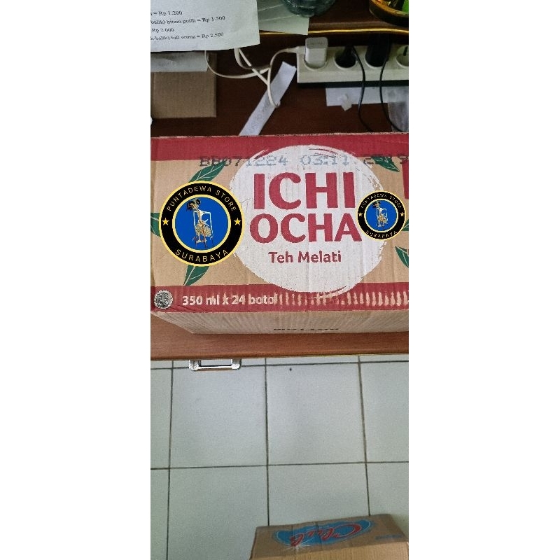 

Ichi Ocha 350ml botol | Teh Melati Ichi Ocha 350 ml 1 dus isi 24 botol/pcs