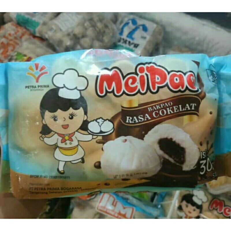 

Mei Pao Bakpao Frozen Termurah / Bakpao Coklat / Bakpao Keju / Bakpao Strawberry