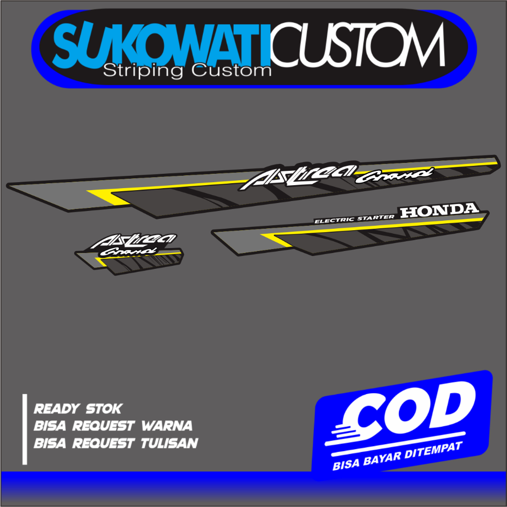 STRIPING ASTREA GRAND BULUS SABIT