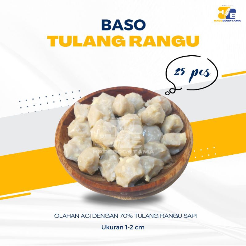 

Baso Tulang Rangu (Frozen) isi 25 pcs (BKS)