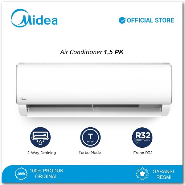 AC MIDEA 1,5 PK