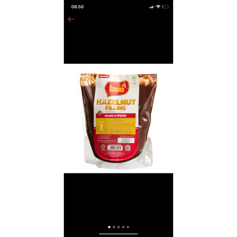 

SCHOKO HAZELNUT FILLING & SPREAD 1Kg