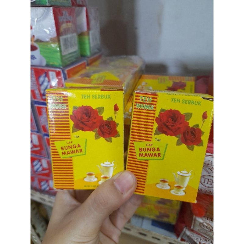 Bubuk Teh cap Mawar 1 kotak