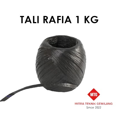 MTG-Tali Plastik Tali Hitam - Tali Rafia - Tali -/+ 700-900 Gram