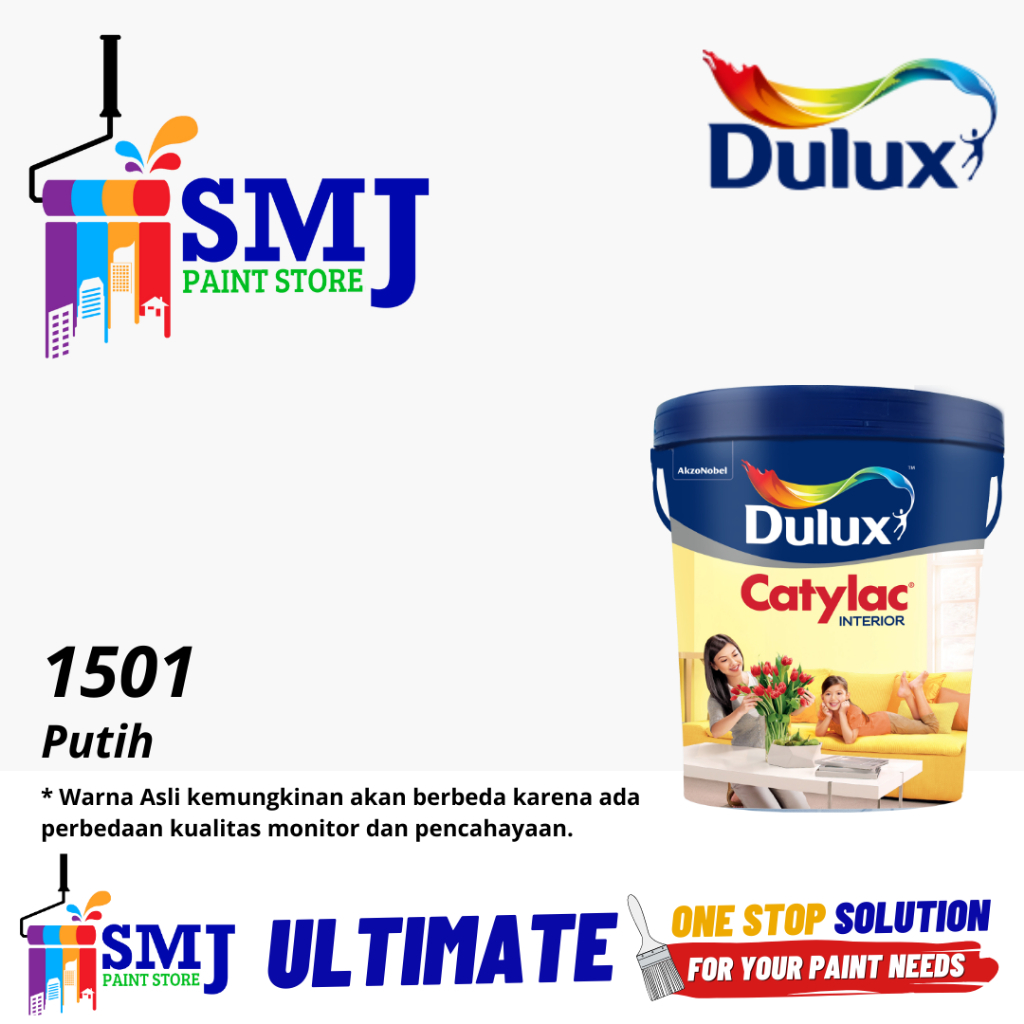 Cat Tembok Interior DULUX CATYLAC 1501 Putih 25kg